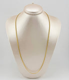 Cadena Cubana 7.55gr / 23 1/2 in / 2.9mm Oro Amarillo +1 18K