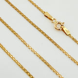 Cadena China 2.95gr / 23 1/2 in / 1.3mm Oro Amarillo +1 18K