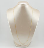 Cadena China 2.95gr / 23 1/2 in / 1.3mm Oro Amarillo +1 18K