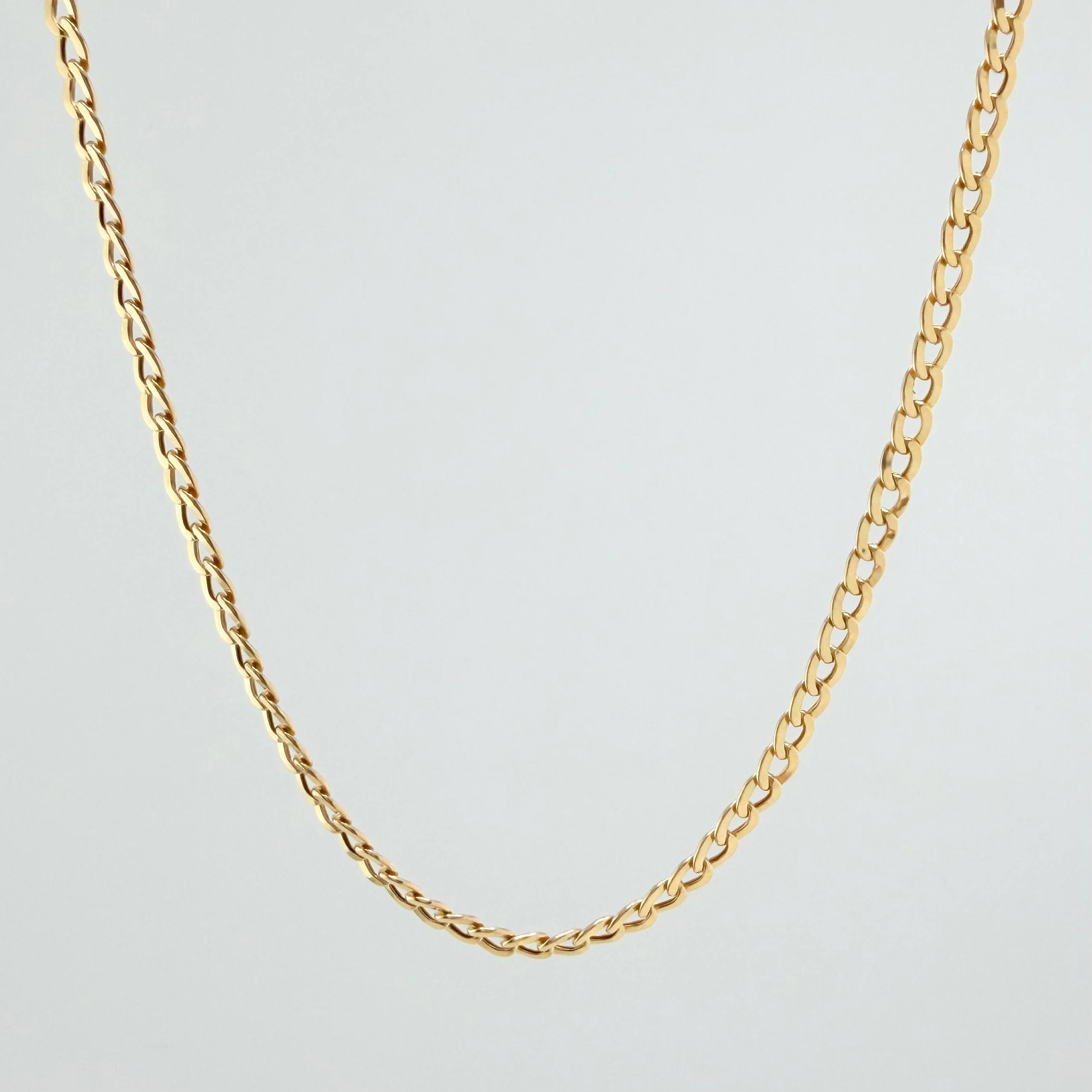 Cadena Cubana 6.1gr / 27 1/2 in / 2.8mm Oro Amarillo +1 18K