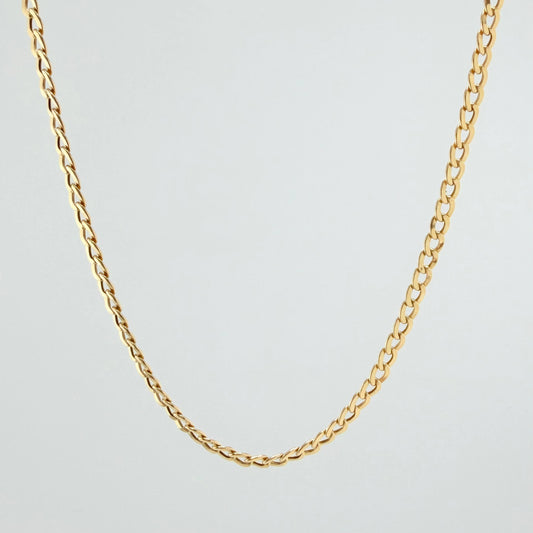 Cadena Cubana 6.1gr / 27 1/2 in / 2.8mm Oro Amarillo +1 18K