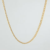 Cadena Cubana 6.1gr / 27 1/2 in / 2.8mm Oro Amarillo +1 18K