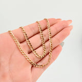 Cuban Links 1.9 g / 15 3/4 in / 2.4 mm Yellow Gold 18K