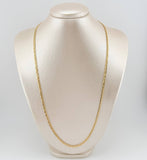 Cadena Cubana 4.6gr / 23 1/2 in / 3.3mm Oro Amarillo +1 18K