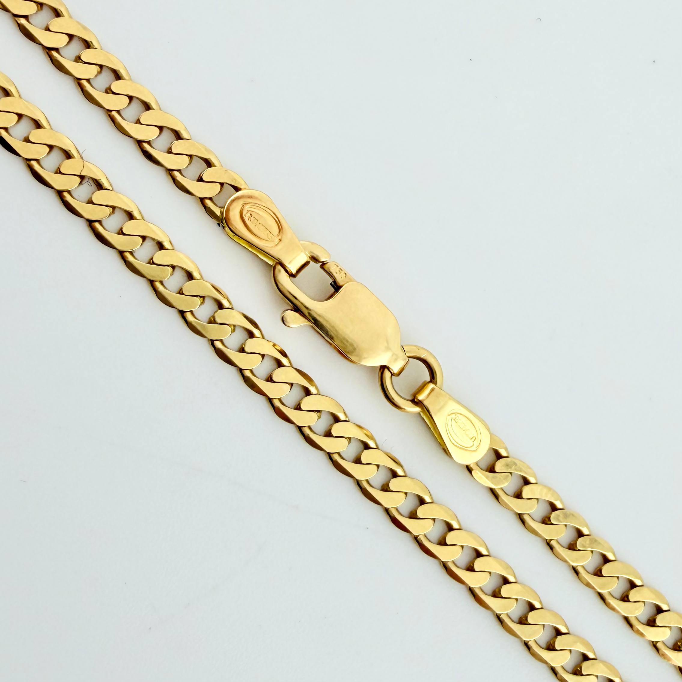 Pulso Cubano 4gr / 8 1/2 in / 3.1mm Oro Amarillo +1 18K