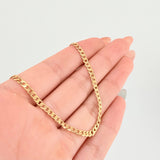 Pulso Cubano 4gr / 8 1/2 in / 3.1mm Oro Amarillo +1 18K