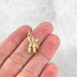 Pendant Bear Hand Up 2gr / 0.9in / 18K Gold ©