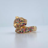 Panther Ring 7gr / Size 8 / 18K Gold