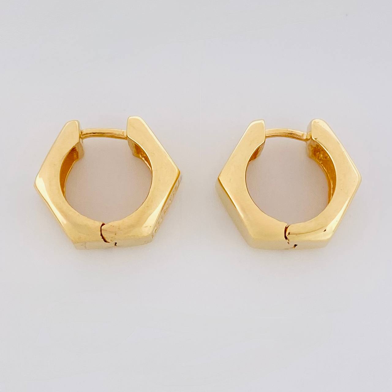 Candongas Tribal 3.9g / 1/2 in Oro Amarillo 18K