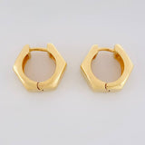 Candongas Tribal 3.9g / 1/2 in Oro Amarillo 18K