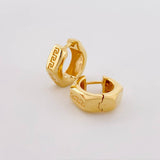 Candongas Tribal 3.9g / 1/2 in Oro Amarillo 18K