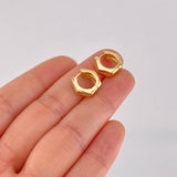 Candongas Tribal 3.9g / 1/2 in Oro Amarillo 18K