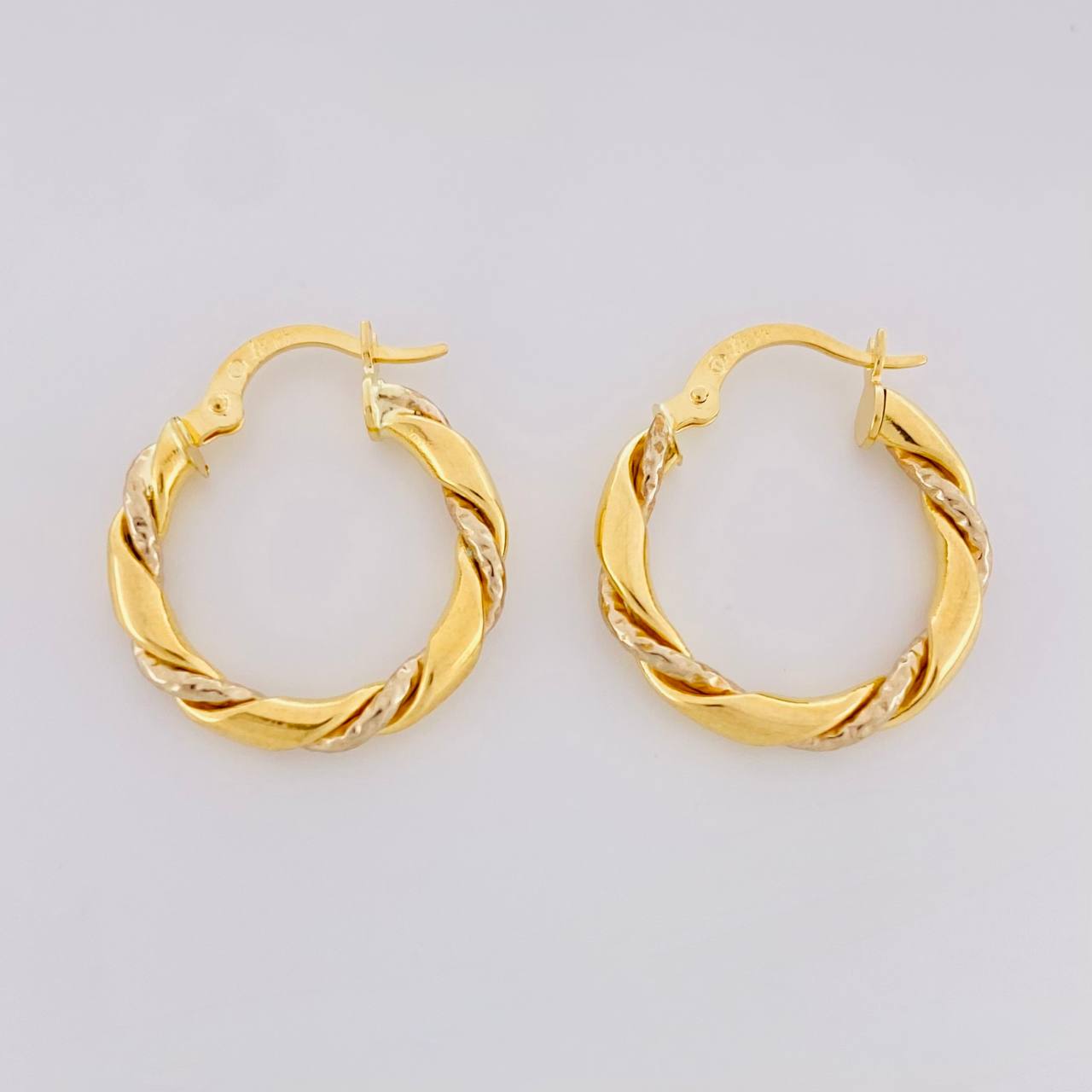 Candongas Axel 2g / 3/4 in Oro Amarillo 18K
