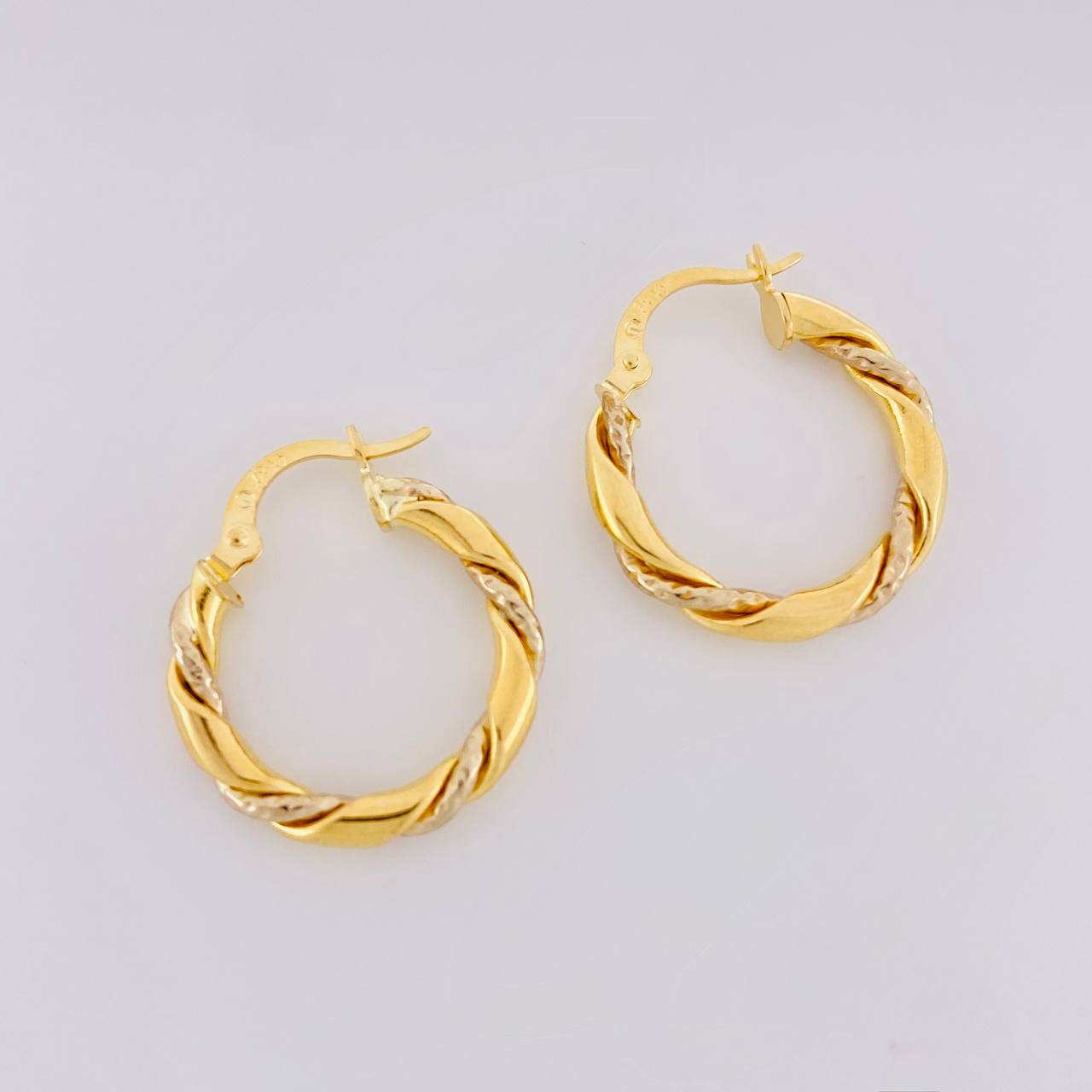 Candongas Axel 2g / 3/4 in Oro Amarillo 18K