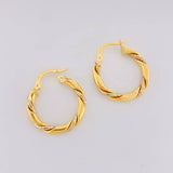 Candongas Axel 2g / 3/4 in Oro Amarillo 18K