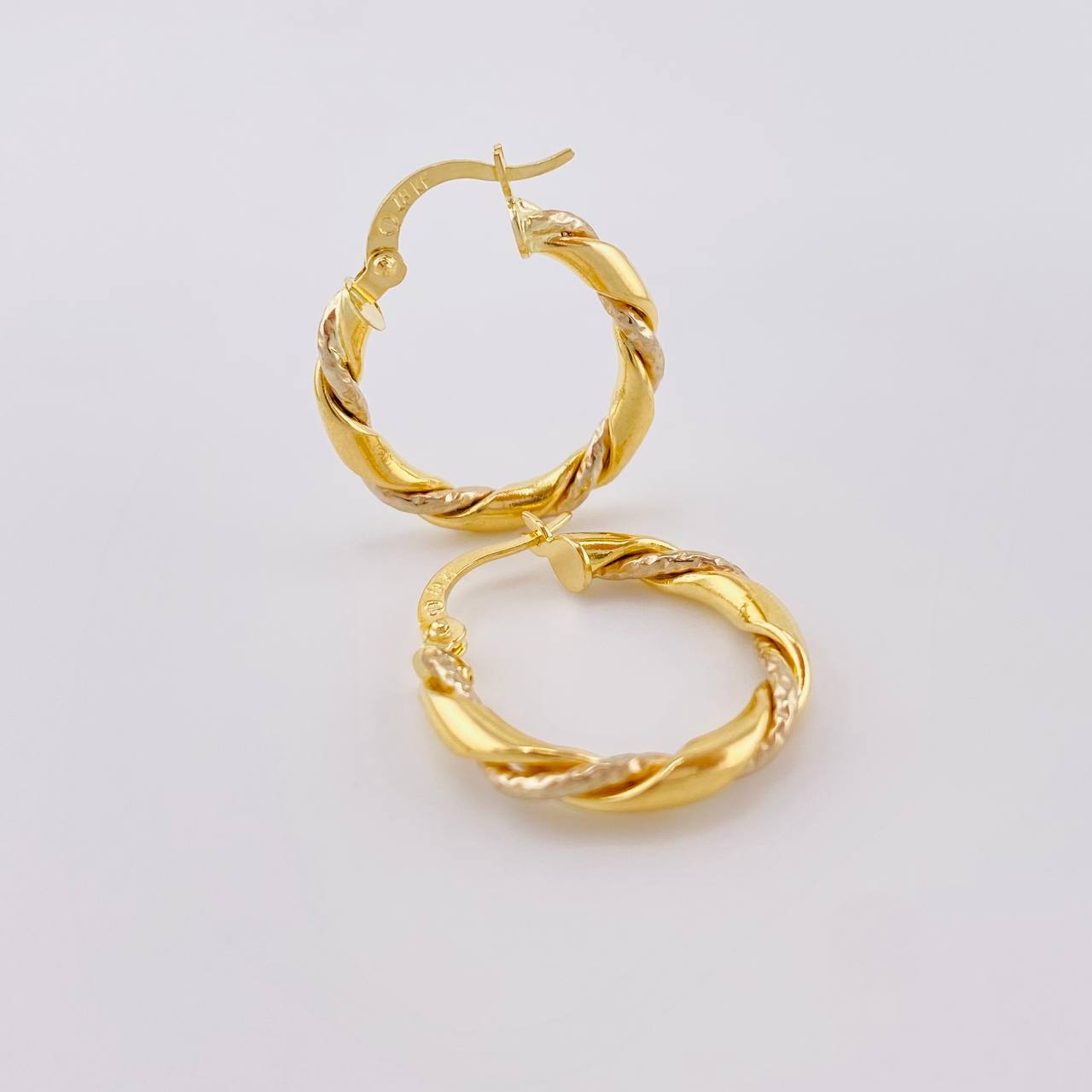 Candongas Axel 2g / 3/4 in Oro Amarillo 18K