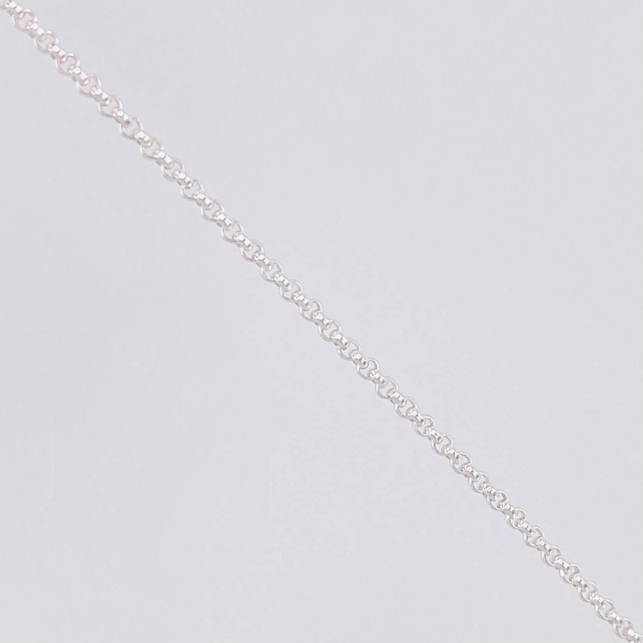 Cadena Aro Seguido Fresa 3.05g / 18 in / 1.1mm Plata 925