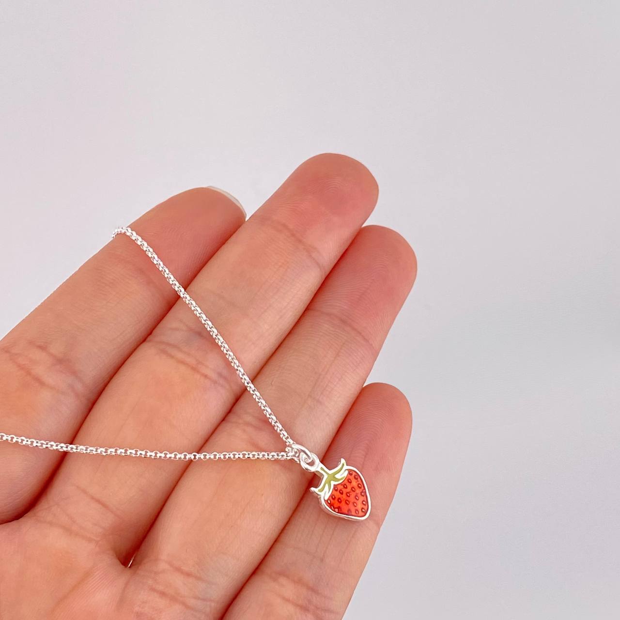 Cadena Aro Seguido Fresa 3g / 18 in / 1.1mm Plata 925