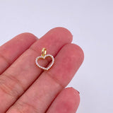 Dije Silueta Corazon 0.65g / 1/2 in Oro Amarillo 18K