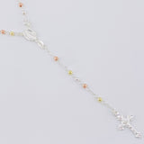 Rosario Vigen Milagrosa 7.4g / 18 in / 3mm Plata Vermeil 925