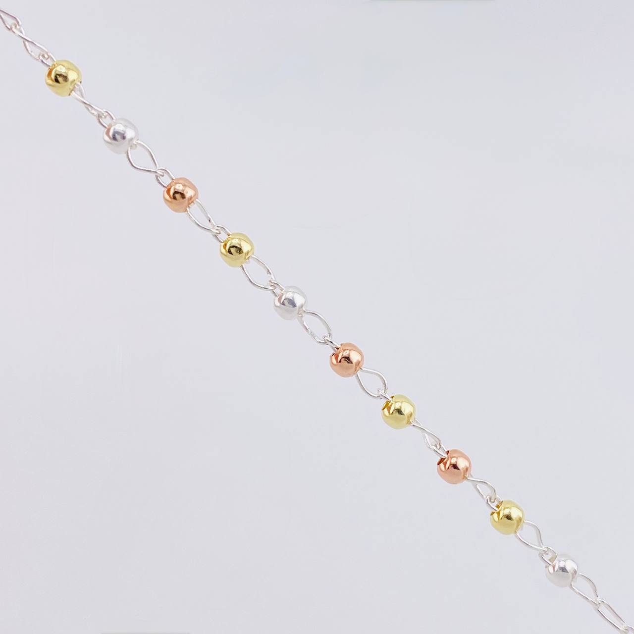 Miraculous Virgin Rosary 7.55g / 18 in / 3mm Silver Vermeil 925