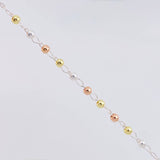 Miraculous Virgin Rosary 7.55g / 18 in / 3mm Silver Vermeil 925