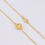 Classic Link Chain Clover 5.9g / 20 in / 1mm 18K Yellow Gold