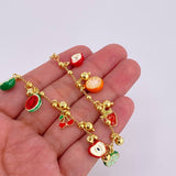 Pulso Tropical 10.55g / 8 1/4 in / 1.2mm Plata Vermeil 925