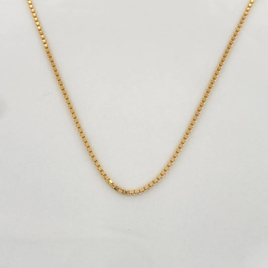 Venetian Chain 3.45g / 18 in / 0.91mm Yellow Gold 18K