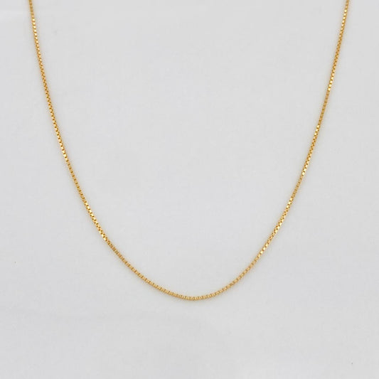 Venetian Chain 1.1g / 20 in / 0.42mm Yellow Gold 18K
