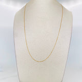 Cadena Veneciana 1.1g / 20 in / 0.42mm Oro Amarillo 18K