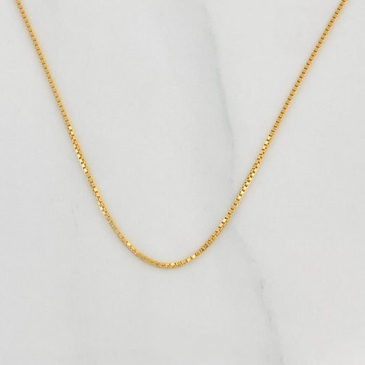 Venetian Chain 1.7g / 18 in / 0.62mm Yellow Gold 18K