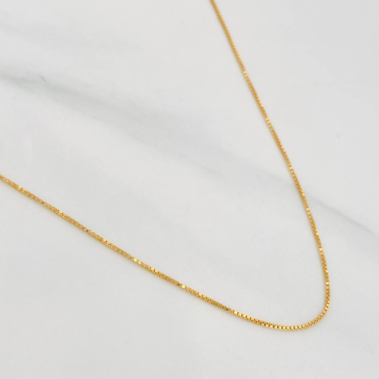 Cadena Veneciana 1.7g / 18 in / 0.62mm Oro Amarillo 18K