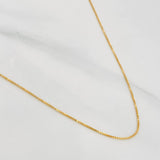 Cadena Veneciana 1.7g / 18 in / 0.62mm Oro Amarillo 18K