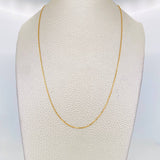 Cadena Veneciana 1.7g / 18 in / 0.62mm Oro Amarillo 18K