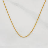 Cadena Veneciana 0.95g / 18 in / 0.55mm Oro Amarillo 18K