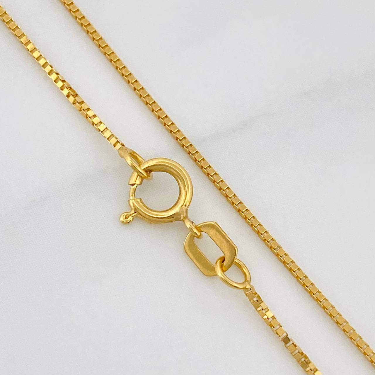 Cadena Veneciana 0.95g / 18 in / 0.55mm Oro Amarillo 18K