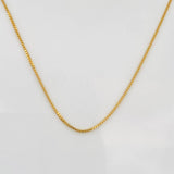 Cadena Veneciana 2.15g / 22 in / 0.6mm Oro Amarillo 18K