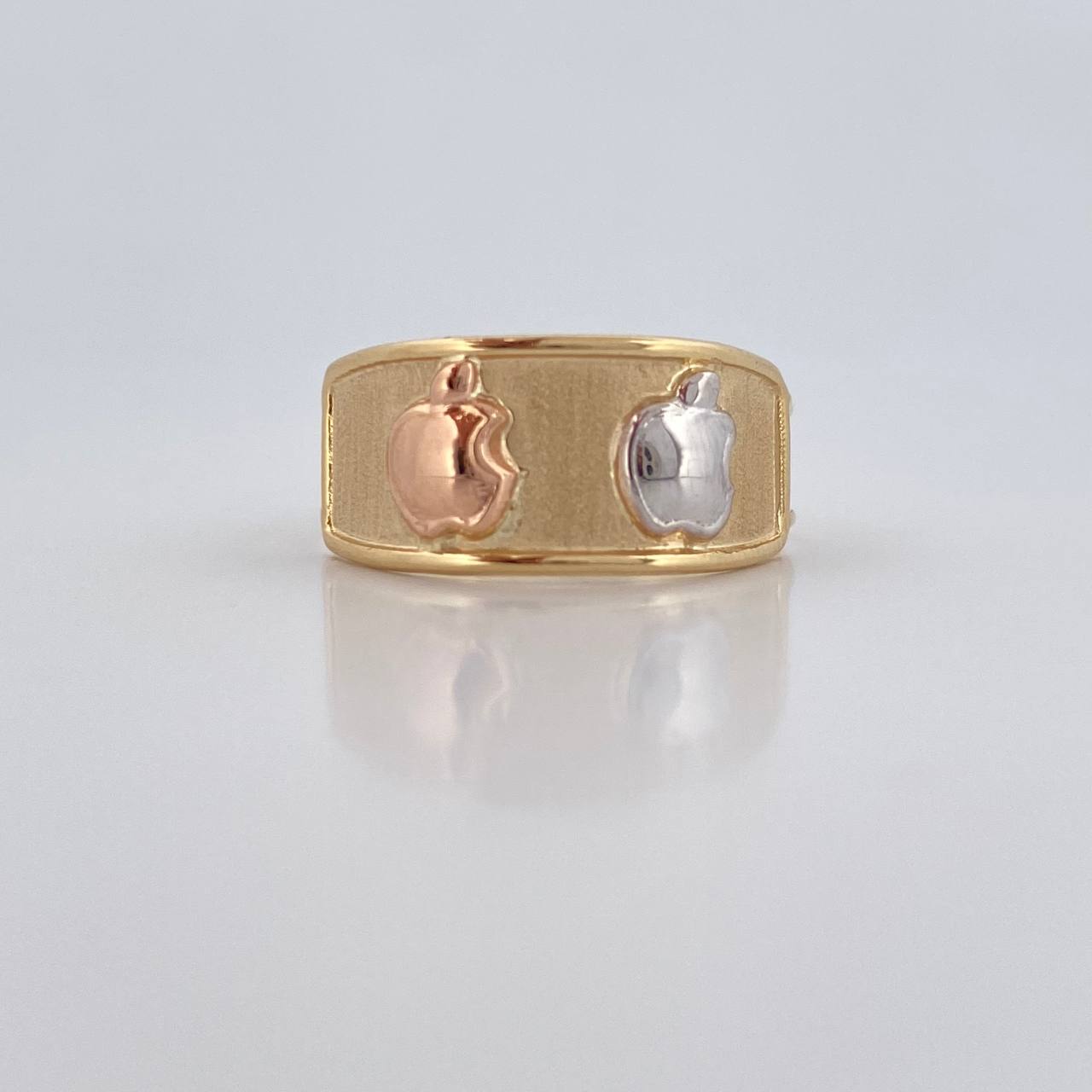 Apple Ring 1.8g / T8 1/2 Three Golds 18K