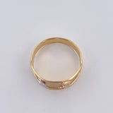 Moon Ring 1.45gr / Size 6 1/4 / 18K Gold &