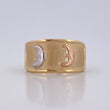 Moon Ring 1.45gr / Size 6 1/4 / 18K Gold &