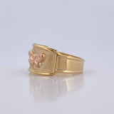 Butterfly Ring 1.7gr / Size 6 3/4 / 18K Gold &