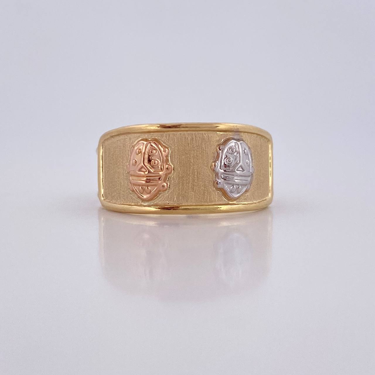 Ladybug Ring 1.65g / T7 Three Golds 18K