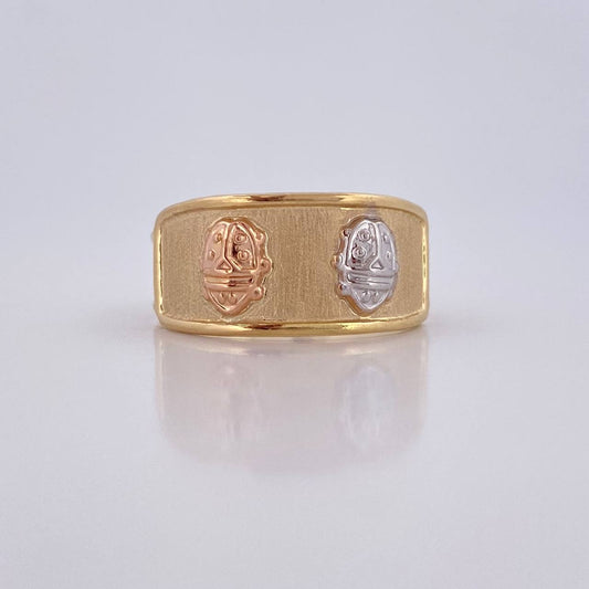 Ladybug Ring 1.65g / T7 Three Golds 18K