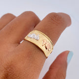 Seahorse Ring 1.7gr / Size 7 1/2 / 18K Gold $