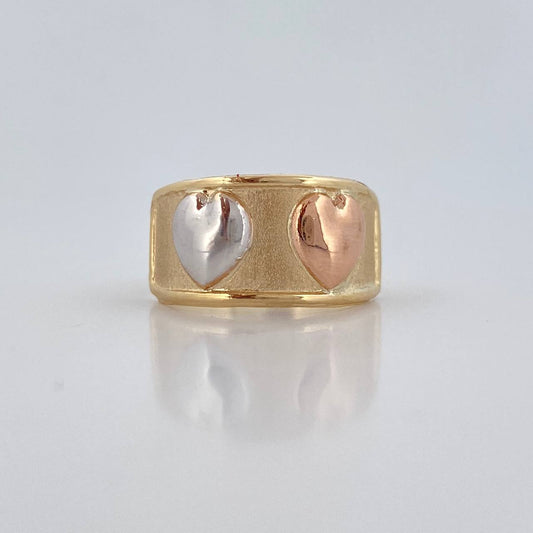 Anillo Corazon 1.55gr / T6 / Oro 18K $