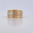 Virgin Mary Ring 1.7g / Size 8 1/2 Three Golds 18K