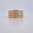 Ring Clover 1.7gr / Size 8 1/4 / 18K Gold $