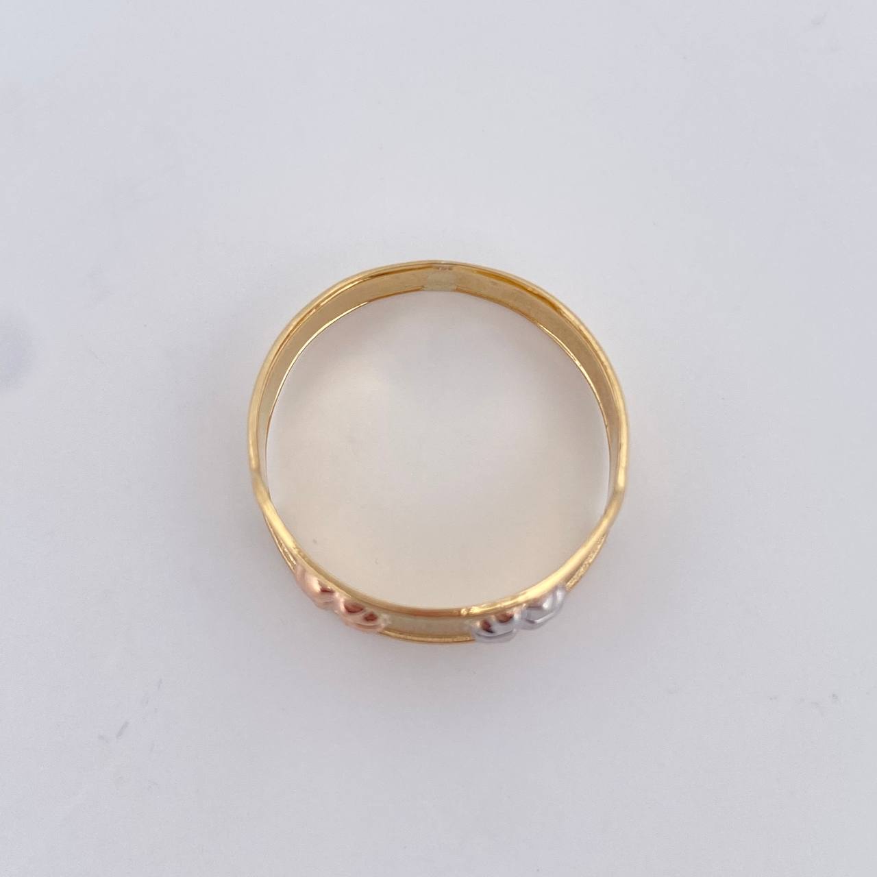 Ring Clover 1.7gr / Size 8 1/4 / 18K Gold $