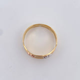 Ring Clover 1.7gr / Size 8 1/4 / 18K Gold $
